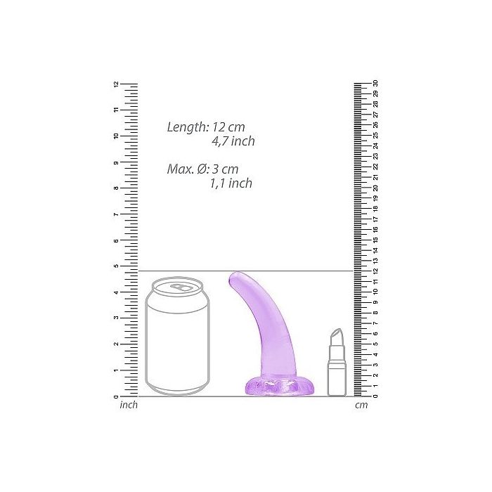 Kristalheldere Dildo 11,5 cm - Paars-kristalheldere-dildo-11_5-cm-paars-3.jpg