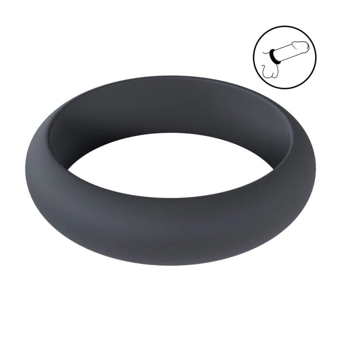 Wide O Silicone Cockring XXL - Zwart 55mm-lvl01-0013blk-wide-o-silicone-cockring-xxl-zwart-55-mm.jpg