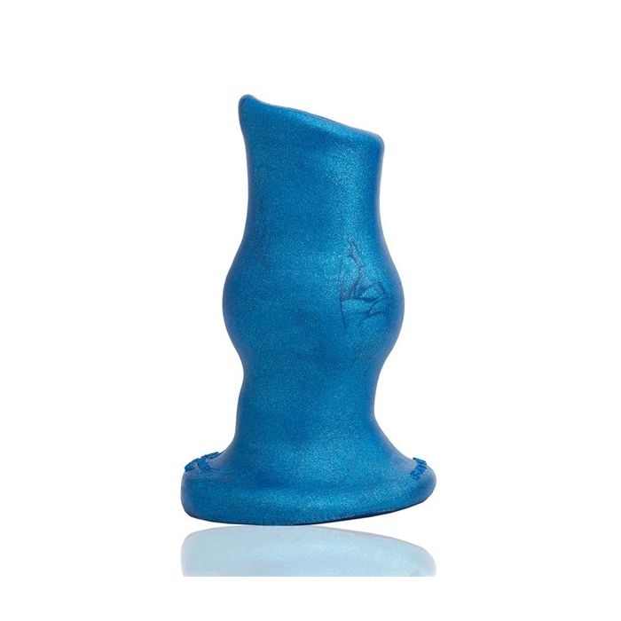 Pighole Deep-2 Hollow Plug Blueballs - Large-pighole_deep-2_hollow_plug_blueballs_-_large_voor.jpg