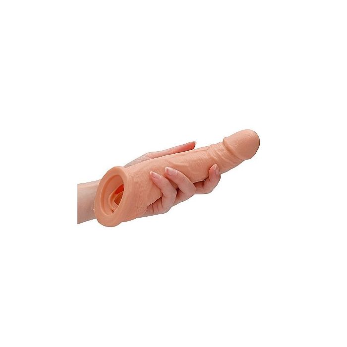 Realistische Penis Sleeve 8 Inch - Huidskleur-realistische-penis-sleeve-8-inch-huidskleur-hand.jpg