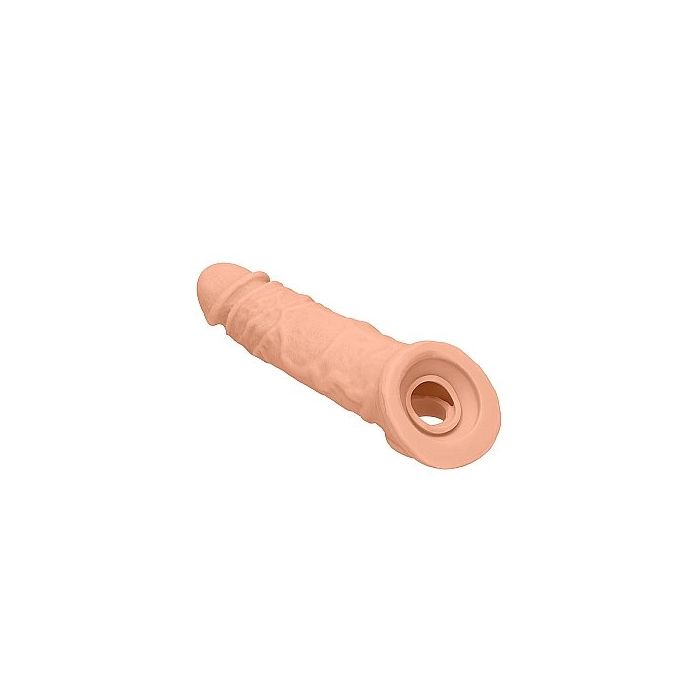 Realistische Penis Sleeve 8 Inch - Huidskleur-realistische-penis-sleeve-8-inch-huidskleur-ingang.jpg