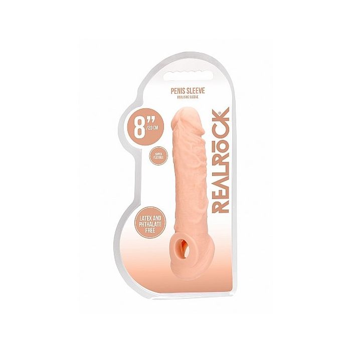 Realistische Penis Sleeve 8 Inch - Huidskleur-realistische-penis-sleeve-8-inch-huidskleur-verpakt.jpg