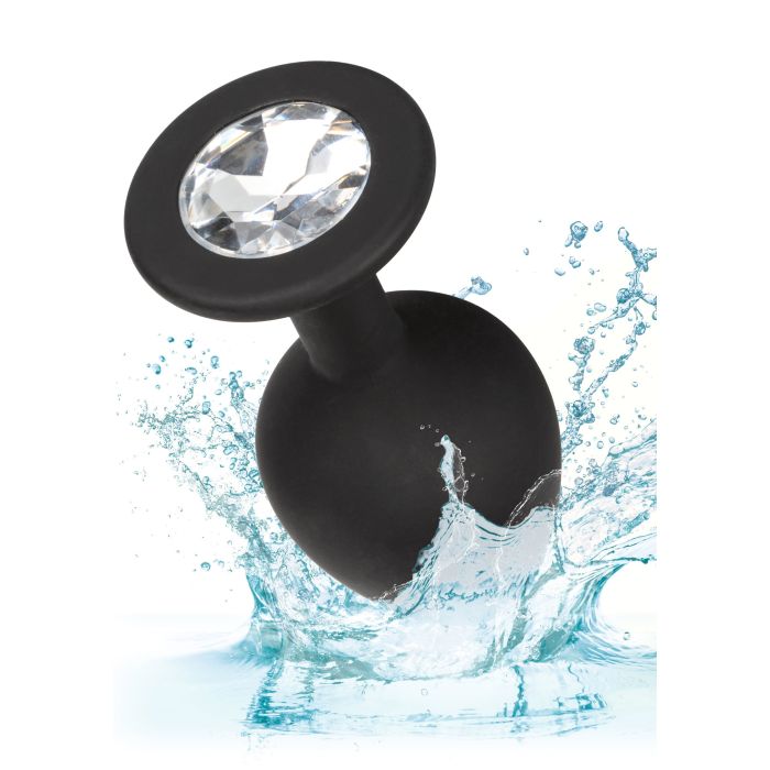 Siliconen Buttplug Set met Zilveren Steen-siliconen-buttplug-set-met-zilveren-steen-water.jpg