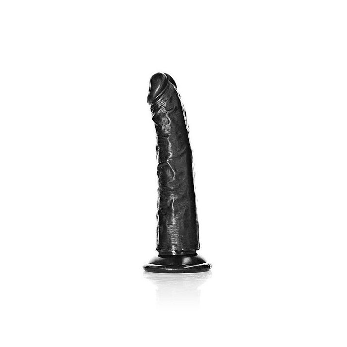 Slanke Realistische Dildo 15.5 cm - Zwart-slanke-realistische-dildo-15-5-cm-zwart.jpg