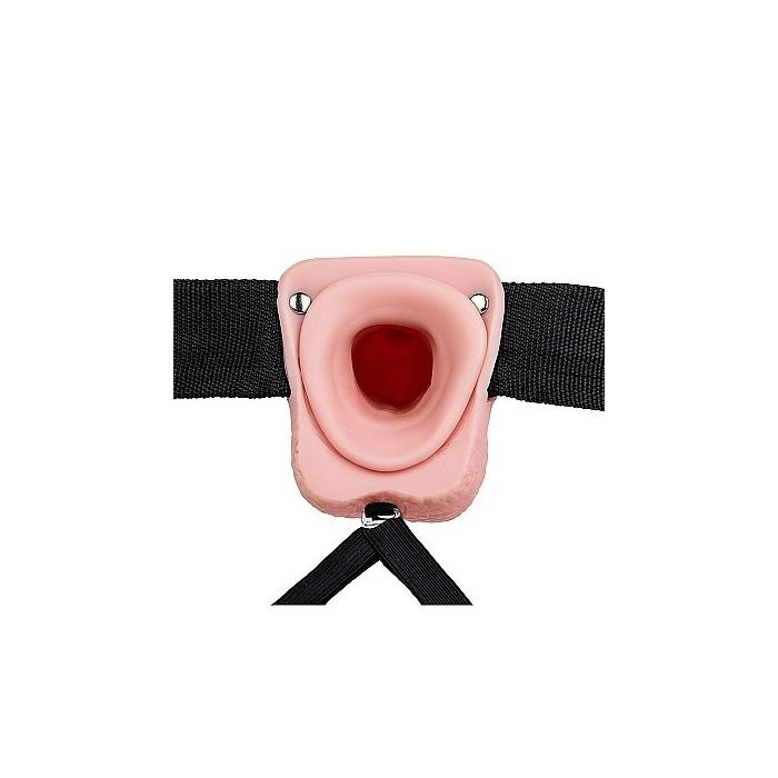 Strap On met Holle Dildo 23 cm - Huidskleur-strap-on-met-holle-dildo-23-cm-huidskleur-4.jpg