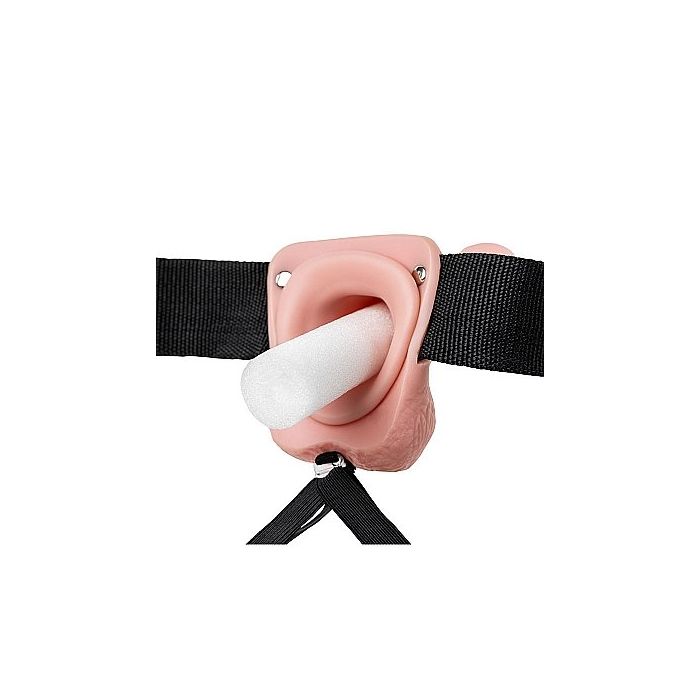 Strap On met Holle Dildo 23 cm - Huidskleur-strap-on-met-holle-dildo-23-cm-huidskleur-5.jpg