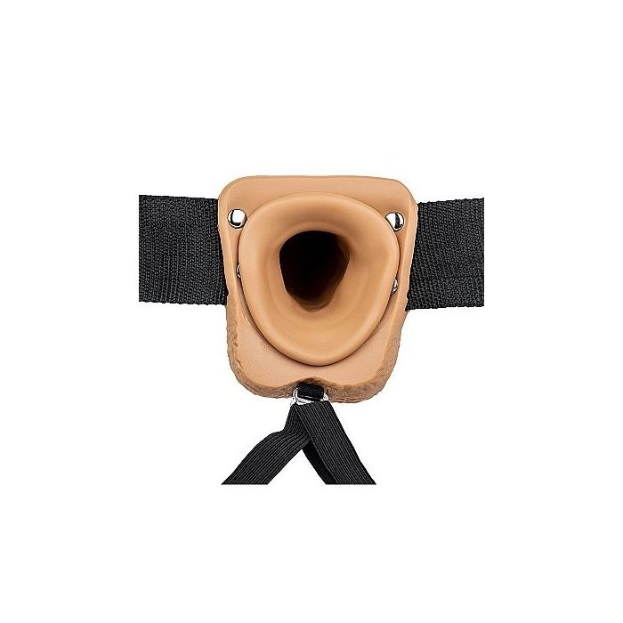 Strap On met Holle Dildo 23 cm - Licht Getint-strap-on-met-holle-dildo-23-cm-licht-getint-4.jpg