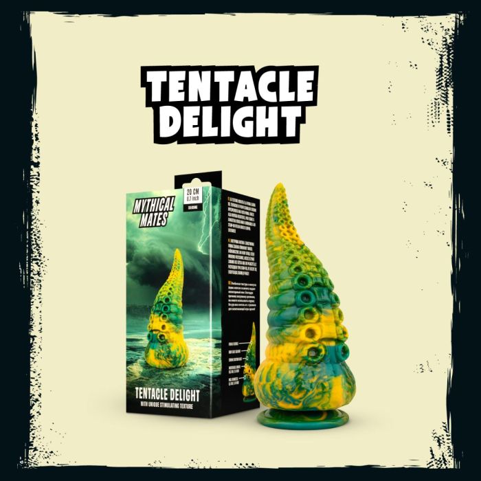 Tentakel Dildo Mythical Mates - Groen/Geel-tentakel-dildo-mythical-mates-groen-geel-6.jpg