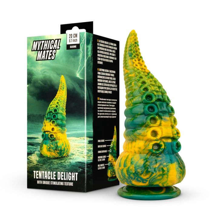 Tentakel Dildo Mythical Mates - Groen/Geel-tentakel-dildo-mythical-mates-groen-geel.jpg