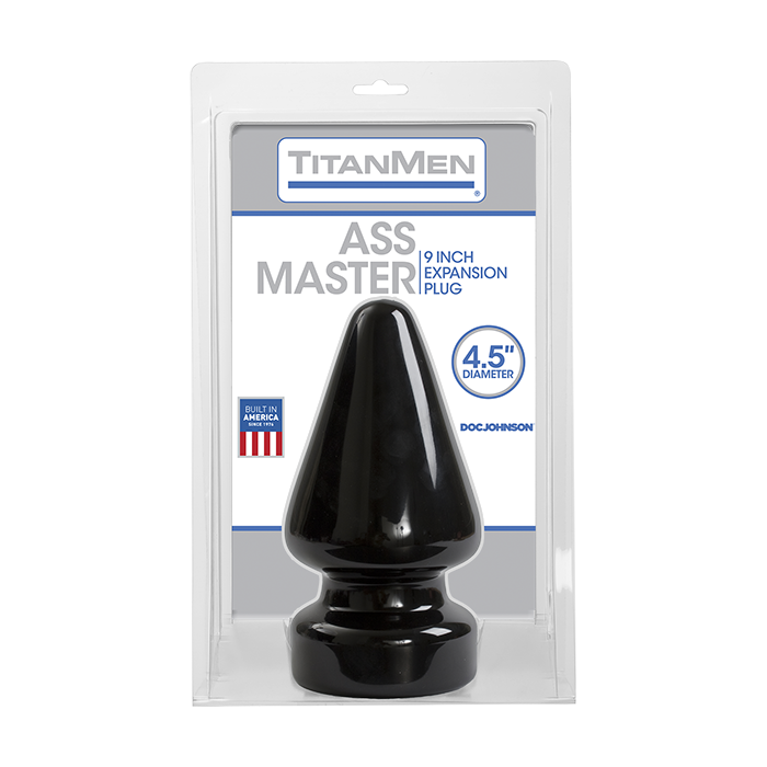 Titanmen - Extra Grote Klassieke Buttplug-titanmen-extra-grote-buttplug-23-cm-zwart-verpakt.png