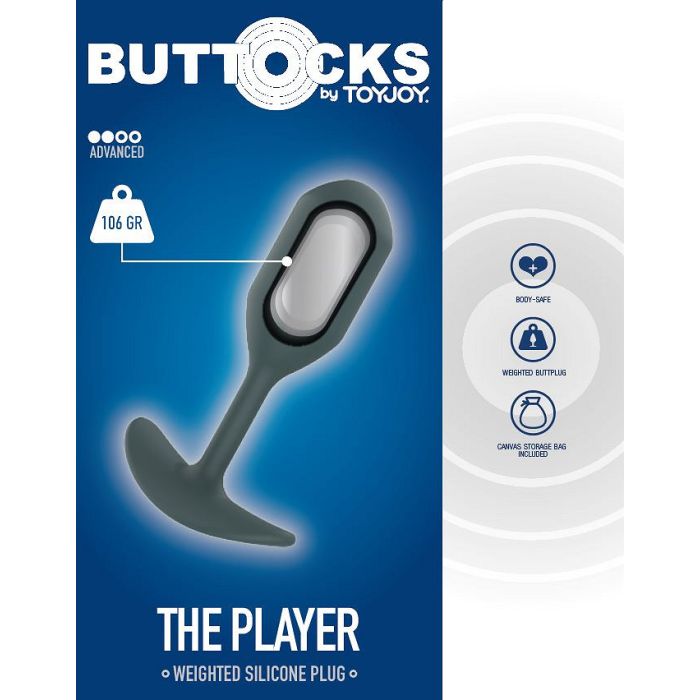 ToyJoy Buttocks The Player Weighted Buttplug-toyjoy-buttocks-the-player-weighted-buttplug-5.jpg