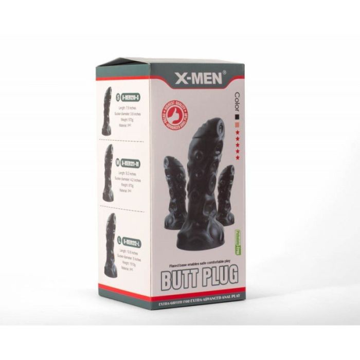 X-MEN Monster Plug - Zwart-x-men-monster-plug-zwart-6.jpg