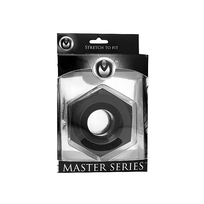 XL Cockring HEX - Zwart-xl-cockring-hex-zwart-verpakt.jpg