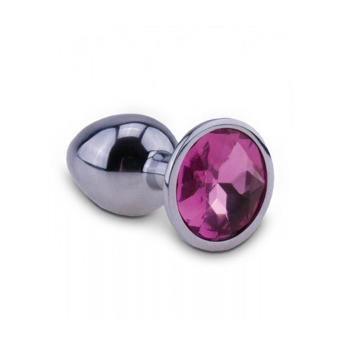 Zilveren Starter Buttplug met Siersteen - Roze - S-zilveren-starter-buttplug-met-siersteen-los.jpg