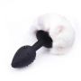 Buttplug met Pompon Zwart - Maat S-butt-plug-with-pompon-white-size-s.jpg