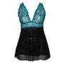 Cottelli Korte Babydoll - Zwart/Blauw-cottelli-korte-babydoll-zwart-blauw-6.jpg