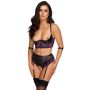 Cottelli Lingerie Set Boeiende Burlesque - Zwart/Paars-cottelli-lingerie-set-boeiende-burlesque-zwart-paars-2.jpg