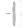 Dubbele Dildo ToyJoy Get Real Foreskin - 35 cm-dubbele-dildo-toyjoy-get-real-foreskin-35-cm-8.jpg