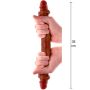 Dubbele Dildo ToyJoy Get Real Foreskin - 35 cm-dubbele-dildo-toyjoy-get-real-foreskin-35-cm.jpg