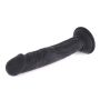 Leren Strap On Met Zwarte Dildo - 23 cm-leren_strap_on_met_zwarte_dildo_-_23_cm_dildo_los.jpg