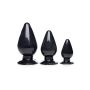 Master Series Triple Cones Butt Plug Set 3 Stuks - Zwart-master-series-triple-cones-butt-plug-set-3-stuks-zwart-1.jpg