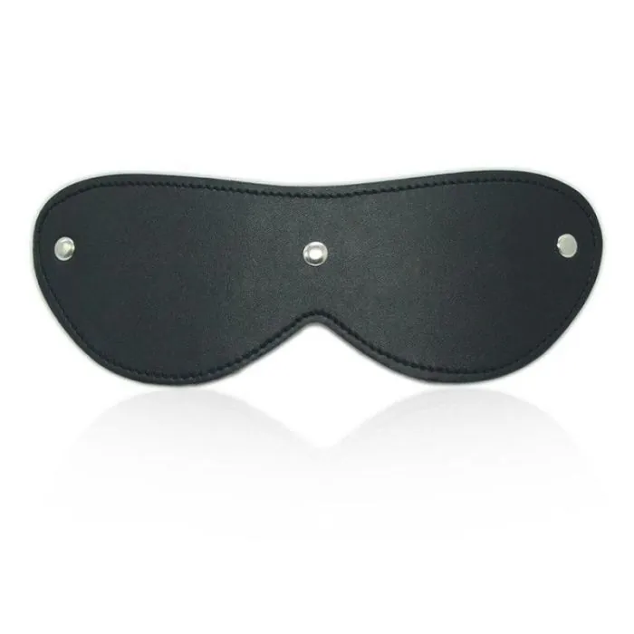 Zwarte BDSM blinddoek