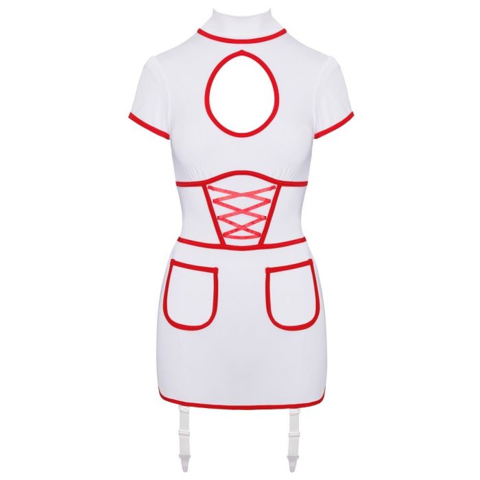 Cottelli Verpleegster Jurk - Rood/Wit-cottelli-verpleegster-jurk-rood-wit-7.jpg