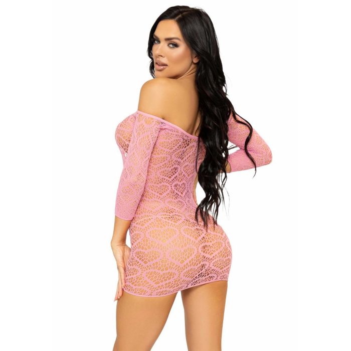 Heart Net Mini Jurkje - Roze-heart-net-mini-jurkje-roze-3.jpg