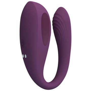 Pretty Love Koppelvibrator Aari met App Bediening - Paars