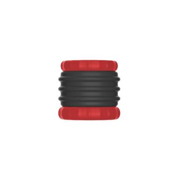Ballstretcher Soqlo 35 mm Hoogte 5 cm Zwart/Rood