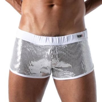 TOF Paris Star Mini Shorts - Zilver