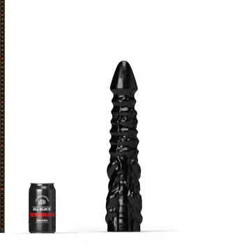 All Black Steroid Allez Dildo - Zwart