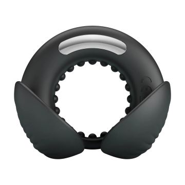 Pretty Love Vibrerende Cockring met Dual Motor Quentin - Zwart