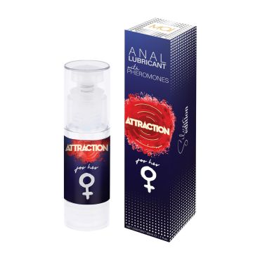 Anale Glijmiddel met Feromonen Attraction For Her 50 ml