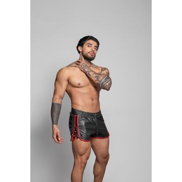 Dale Mas Biker Synthetische Short - Zwart/Rood