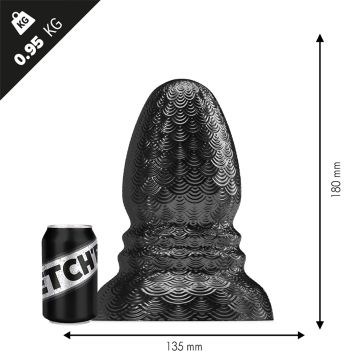 Stretch'r Buttplug Ripple M - Zwart