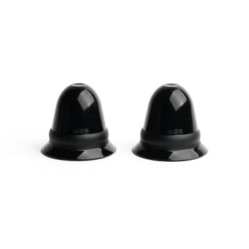 Super Silicone Tepelzuigers Large - Zwart