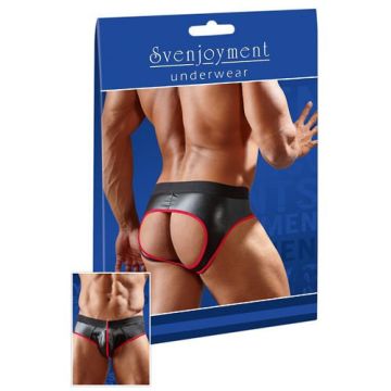 Jockstrap met Rits - Zwart