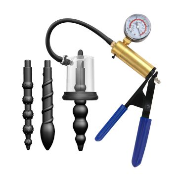 LuvPump Rosebud Pomp Met Bras Pomppistool - Zwart