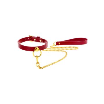 Halsband met ketting Taboom - Rood