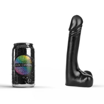Dark Crystal Zwarte Dildo Javier - 18 cm-javier-zwart.jpg