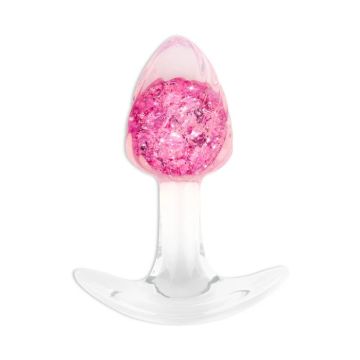 Crystal Buttplug Small - Roze