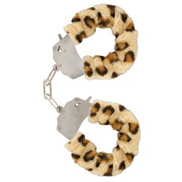 Pluchen Handboeien - Leopard