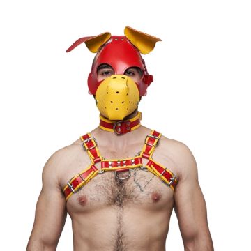 Masker Shaggy Dog Hood - Gele oren