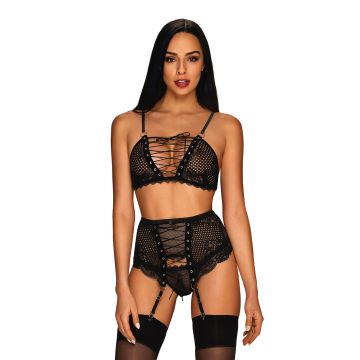 Obsessive Basitta Lingerie Set - Zwart
