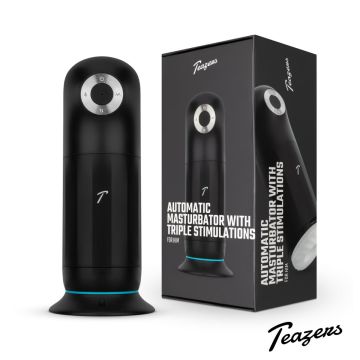 Automatische Masturbator met drievoudige stimulatie - Teazers