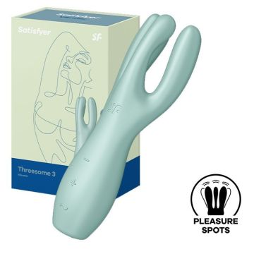 Satisfyer Threesome 3 Multi Vibrator - Groen