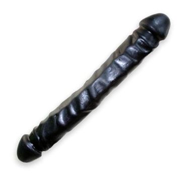 Domestic Partner Double Dildo U-Boat Driller Zwart - 30 cm