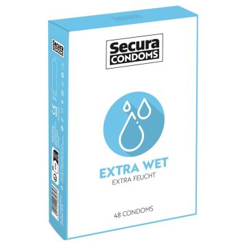 Secura Extra Wet Condooms - 48 Stuks