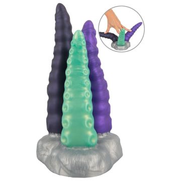 3-Delige Dildo Triple Tentacle